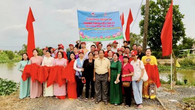 Hội chữ  Thập Đỏ Phúc Lộc thực hiện xây 4 cây cầu và  40 chương trình thiện nguyện sau 1 năm thành lập