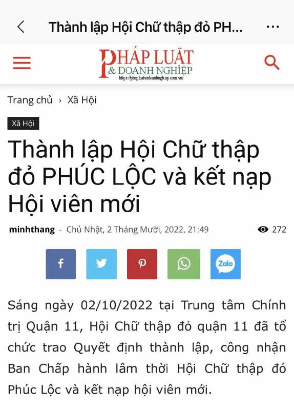 Điều kiện tham gia Ban Điều Hành, Ban Chấp Hành Hội chữ Thập Đỏ Phúc Lộc 2024