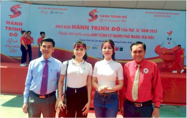 Hoa hậu Võ Thu Sương trở thành đại sứ Hành trình Đỏ năm 2023